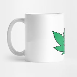 Stoned Weed Leaf Mug